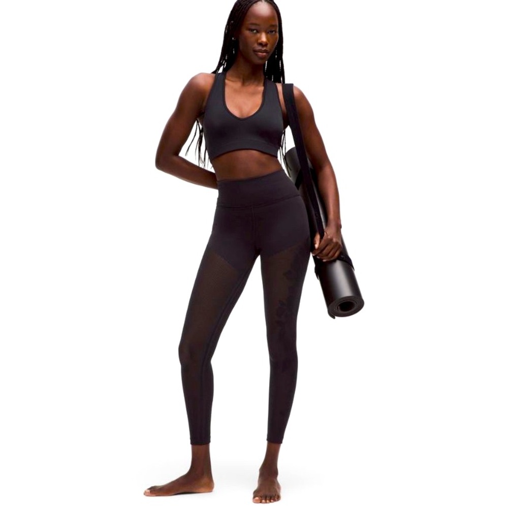 Lululemon floral mesh bra